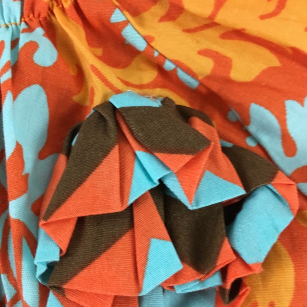 Ann Loren By Jess Kids Orange Top Shirt - Picture 6 of 9